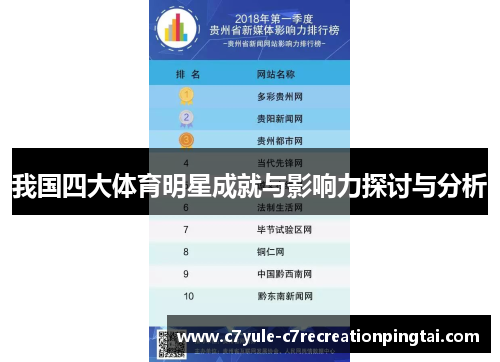 我国四大体育明星成就与影响力探讨与分析